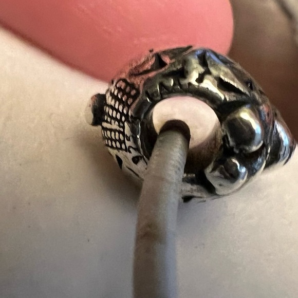 Trollbeads Retired Easter Rabbit Bunny Charm Sterling Silver Promo Bead 925 #205 - Picture 4 of 5